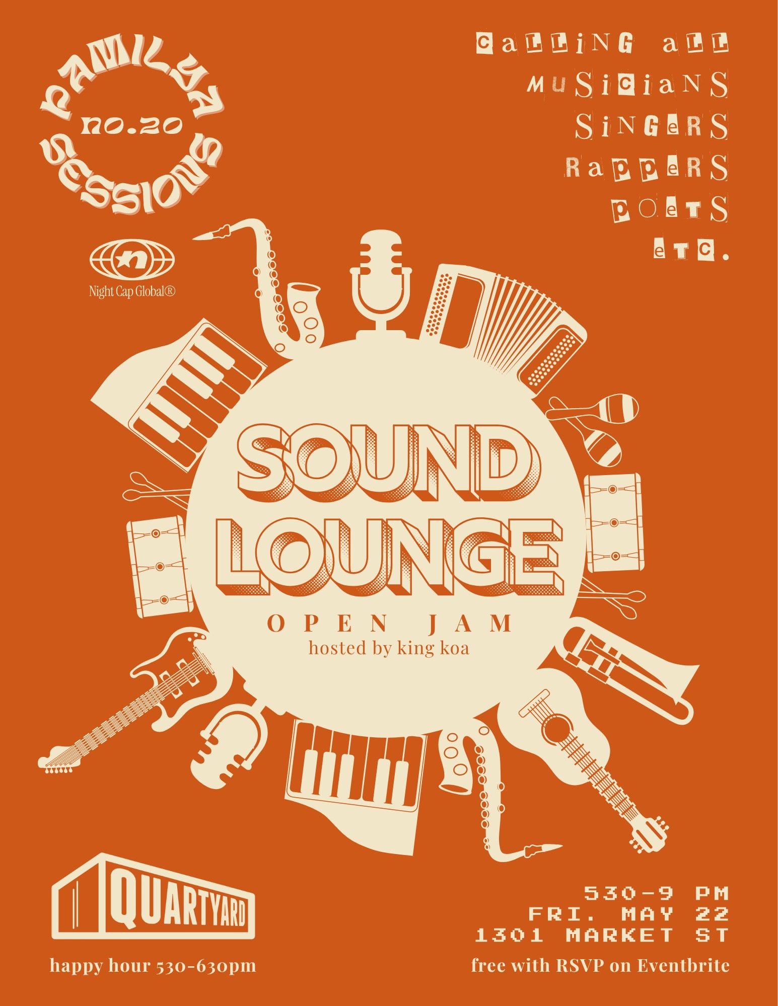 Brown Monochrome Live Music Flyer (2)